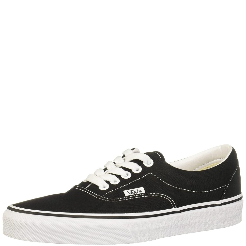 VANS UNISEX ERA SKATE SHOES, CLASSIC LOW-TOP LACE-UP STYLE IN DURABLE DOUBLE-STI